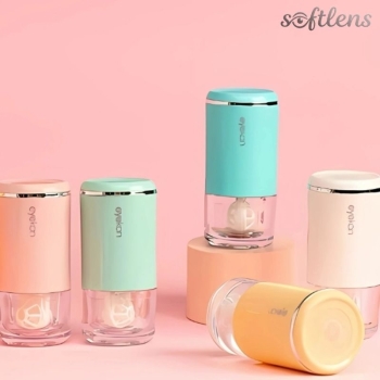 Máy rửa lens tự động công nghệ siêu âm chính hãng EYEKAN - 7 màu khác nhau